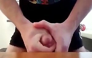 Twink Handjob: Massive Cum Load!