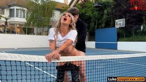 Busty Babe with Big Tits Fucks on VIP Podcast