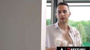 21 SEXTURY - Hottie Girl Angelica Heart Takes A Huge Dick Deep In Her Tight Butt Hole