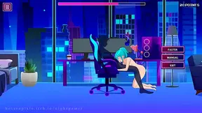 Cute Otaku Streams Hot Solo Session in Virtual Reality Fantasy