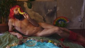 Mermaid and banana