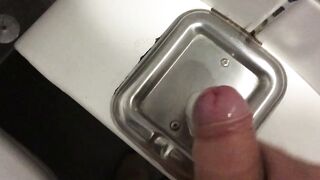 Public Restroom Handjob and Masturbation Compilation