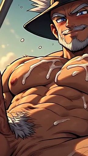 Dbz Style Ai Art Hot Men with Big Dicks