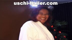 Redhead Lucy Lee takes on 11 studs in group sex