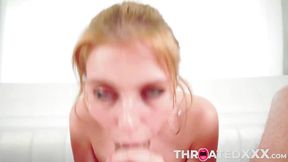 Redhead Fiona craves big dick&#x1F32D; in her mouth