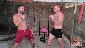 treino com allan guerra termina em uma brotheragem gostosa