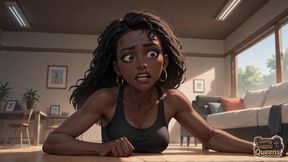 Ebony Queen's Tropical Blowjob: the Best Ebony XXX Porn!