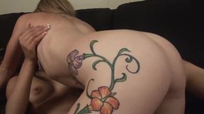 Sexy tattooed babe enjoys getting pussy licked by her gf