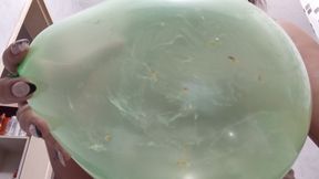 My green snot for my balloon