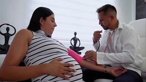 Pregnant Latina patient gets fucked in missionary and doggystyle