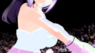 Ultimate Fighting Girl mounts a fighter and pounds him with punches