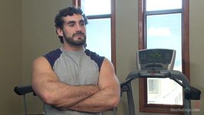 Loudmouth Bodybuilder with a Fat Cock Gets Edged