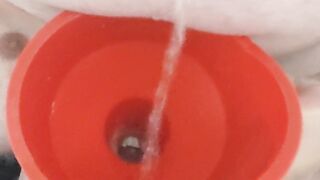 sissy pisswhore piss in own mouth pee funnel