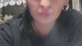 Smoking and coughing By Anna Sparkle