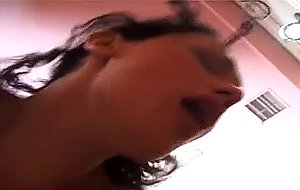 Lovely tranny rides cock