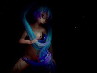 MMD Miku Micro bikini FireWorks R18+ 4k