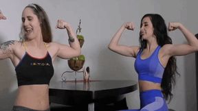 Armwrestling (Ama vs Akira) wmv