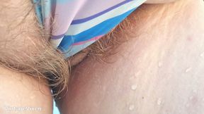 Hairy Pussy Camel Toe Bikini - Let Me Show Off My Massive Mammaries For My Men