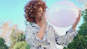 Red Balloons in the Sun: Inflate, Tie, Pop with Glitter