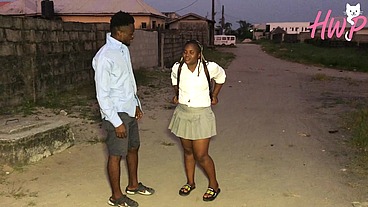 DON'T GO FOR LESSON, FOLLOW ME AND I WILL GIVE YOU BIG DICK. THE STREET BOY CONVINCED EFFION