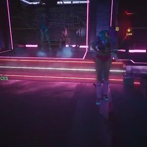 Cyberpunk 2077 Threesome Sex with Panam and Judy, Songbird and Aurore Cassel and Rita Wheeler
