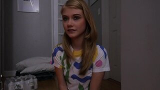 Hottie scared of storm so she needs stepbrother's boner