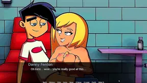 Blonde MILF Tempts Ghost Boy with Steamy Titjob Action in Amity Park