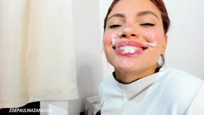 BLONDE GETS FUCKED ALL OVER THE PLACE AND ENDS UP ON HER BEAUTIFUL FACE