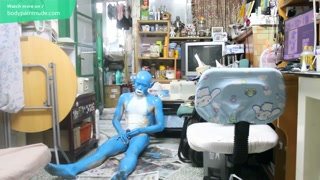 Digitmon Veemon Boy / Body Paint / 19 Years Old Extreme Fetish Cosplay #1