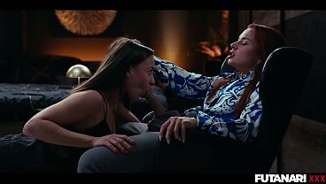 Futanari Squirting Facial - Josephine Jackson &amp_ Clemence Audiard