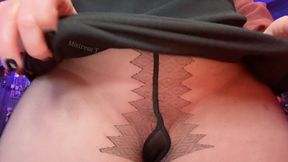 Pantyhose Chastity Control Challenge - You've Been Masturbating Too Much So I am Putting Your Into Chastity and Testing Your Control with My Stockings and Ass