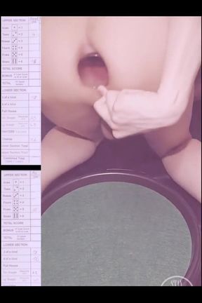 Playing Yahtzee with a Glass up My Ass! Who Will Win?