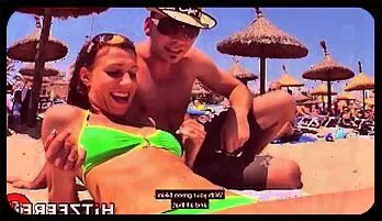 Petite Beach Babe Seduced by Random Stranger - Sydney Love