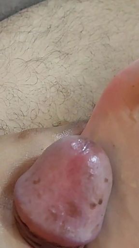 Key moment from &quot;My guy pampers my feet with a delicious massage, and I let him masturbate with them&quot;