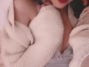 Sweet dreams are made of braids and cozy nightgowns 💕