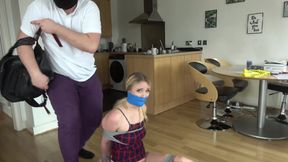 Lil Missy's Tape Torment: Bound and Muffled by a Variety of Gags!