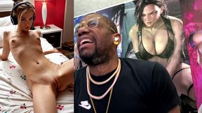 tight white bald pussy teen stepdaughter training her pussy for stepdaddy, ai generated