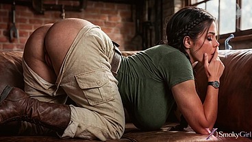 A hot, curvy Latina from the auto repair shop not only fixed my car but also sucked my hard cock!! I fucked her in every hole and filled her ass with a juicy cum!! [AI]