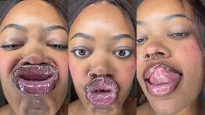 Ebony Lipgloss Fetish