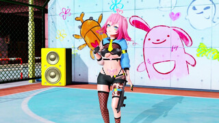 MMD Hentai 3D VTuber el_XoX Strips to "Tomboy"