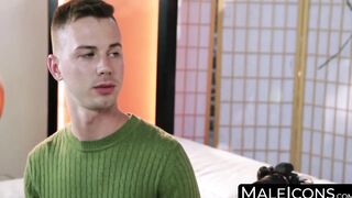 Mischievous Adam Russo likes riding hung stud Kyler Dim