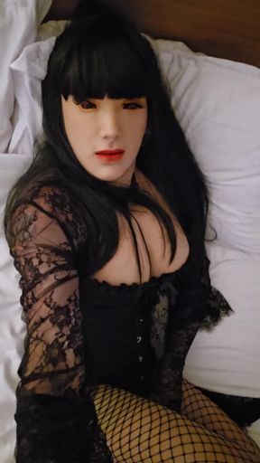 Lying on my bed waiting for someone to play with