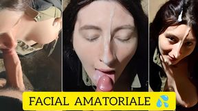 Fill my face and mouth! I can never get enough of your cum! ????(DIALOGHI ITA) (Amatoriale OUTDOOR)