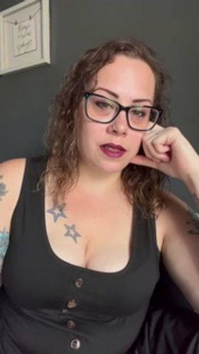 BBW stepmom MILF wake and bake 420 JOI cum with me