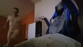 solo porn with toys and drinks