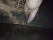 Walking naked on the street