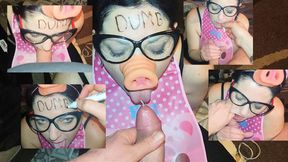 Dirty whores craving for pig wife's cum