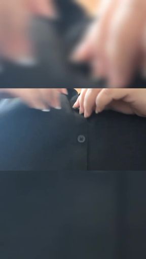 Busty milf BBW teases her big belly and huge ass