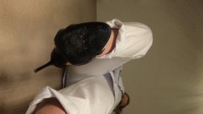 CC - cruel and mean nurse, grimy sandals