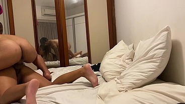 E os dois amigos ficou o dia todo comendo essa gostosa com ah não no quis no pelo